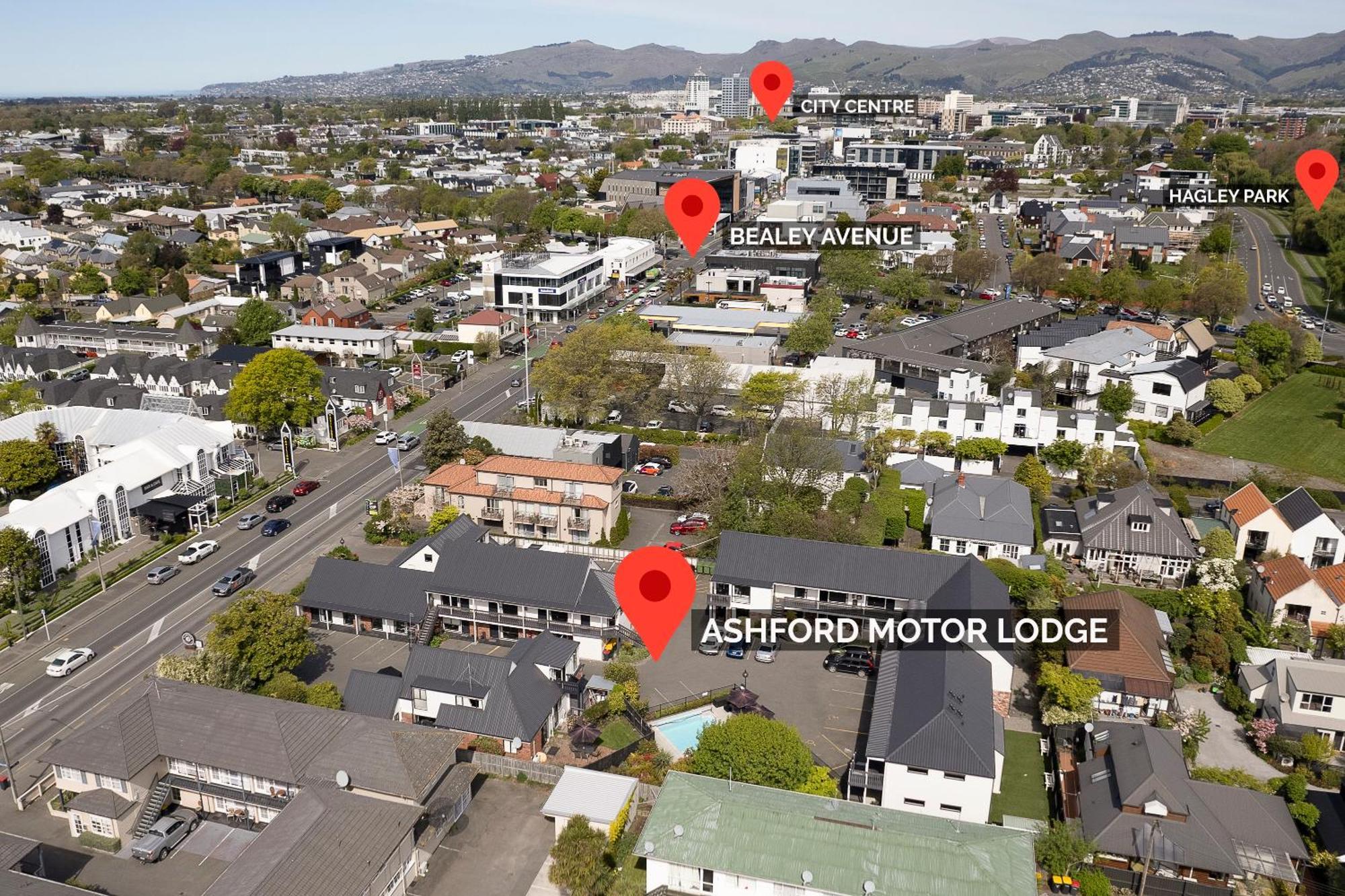 Ashford Motor Lodge Christchurch Exterior foto